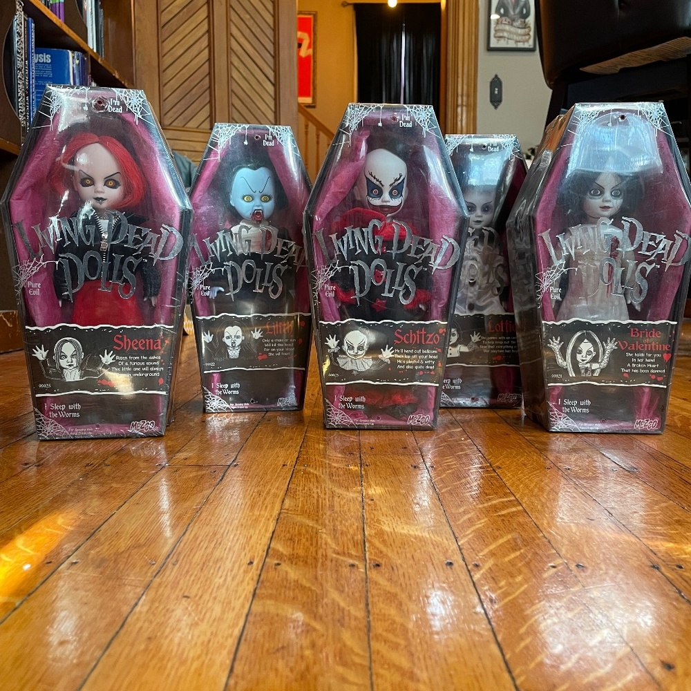 ORIGINAL Living Dead Dolls (Series Three) - Complete - (mostly) SEALED